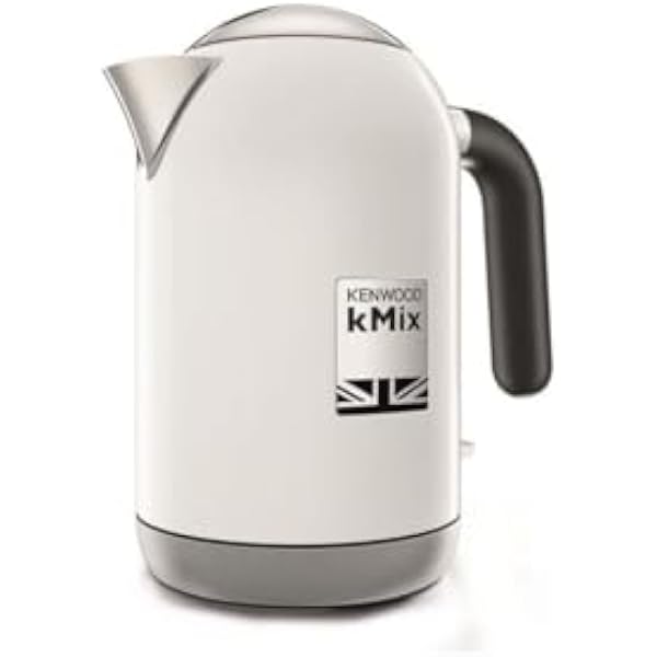 Kenwood ZJX740WH Czajnik Elektryczny, Metal, 2200 W, 1 L, Biały/Szary