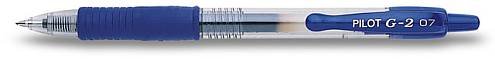 12 x Pilot Gelschreiber G2-7 blau Blister mit 1 Stück