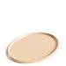 Produktbild Hay Tablett Ellipse aus Stahl in der Farbe Beige Größe M, Maße: 31,5cm x 24,5cm, 508025