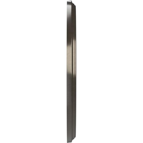 Image of Ekena Millwork CMP13BECCH Berkshire Thermoformed PVC Ceiling Medallion (Fits Canopies up to 5 3 /4 inch), 13 inchOD x 3 1 /2 inchID x 3 /4 inchP, Metallic Charcoal