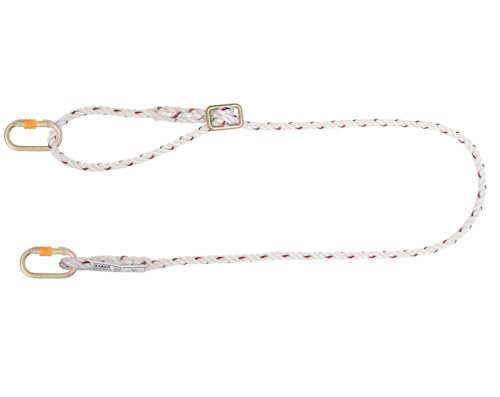 KARAM Work Positioning Polyamide Rope Lanyard 2 Mtr. with Ma...
