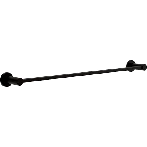 Franklin Brass Kildare (1-Pack) 18'' Towel Rack w/ 6" Extender for Bathroom Matte Black Towel Bar for Bathroom Wall Mounted Towel Holder Rod KLD26-MB by Franklin Brass - Used condition - US$17.83