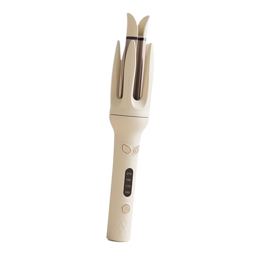 Image of Bnf 28mm Automatic Hair Curler Self Rotating Curling Iron for Ladies Girls Women light yellow Health & Beauty Hair Care & Styling Straightening & Curling Irons