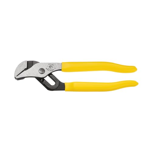 Klein Tools D502-6 Pump Pliers, Dipped 6-Inch Tongue and Groove, Yellow