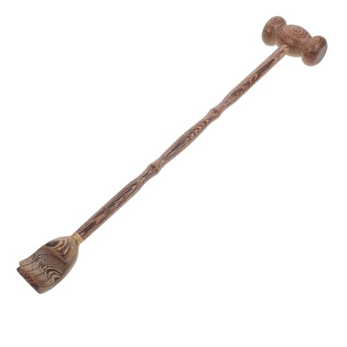 Hemobllo Martello Massaggiatore in Legno per Schiena e Puntura Agopuntura Raschiatore Corpo Portatile Superficie Liscia e Materiale Durevole Adatto Tutte le Età