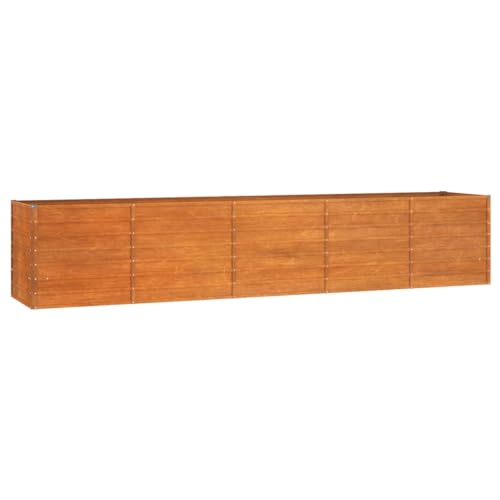 vidaXL Corten Steel Garden Raised Bed - 157.5