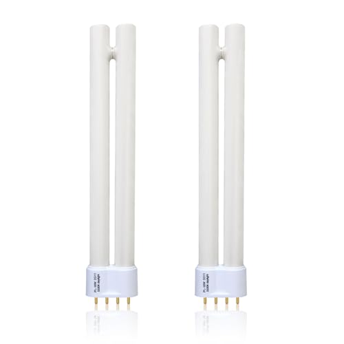 Ignixlite PL18-B 18W Replacement Tube Light Bulb for OttLite T18330 PL18-B-FFP OTL18TCB Fluorescent Light Bulb Tpye B Bright Natural Daylight 2G11 Base 930lm 9 Overall Length 2 Pack