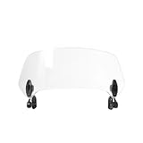 pour Les Modèles De Motos pour Forza 125 pour Varadero pour Africa Twin CTX700Déflecteur Pare-Brise À Fixation par Pince Carénage de Moto(B Small Size)
