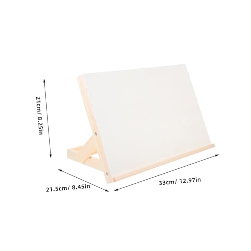 Chevalet de table bois réglable support tableau portable dessin étudiants - 3
