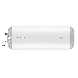 Havells Monza Slim 15-Litre Left Horizontal Storage Water Heater (Geyser), White 4 Star