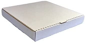 SelfHold Pizza Style Postal Box (White) (18") - Ideal For Large Pizzas & Takeaways, Bakery & Catering, Postal & E-commerce Packaging, Board Games & Gifts, and Etc! (No Tape Needed)