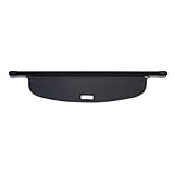 Powerty Cargo Cover for 2018-2024 2025 Mitsubishi Eclipse Cross Accessories Trunk Cover Retractable Trunk Shielding Shade Cargo Luggage Cover Black