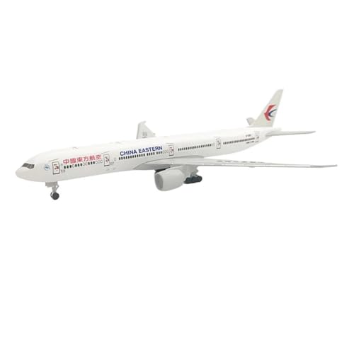 BMAONZ 20 Cm para B777 Eastern Airlines Aleación Avión Escala Modelo De Recuerdo Rojo Juguetes De Construcción Coleccionables Avión En Miniatura