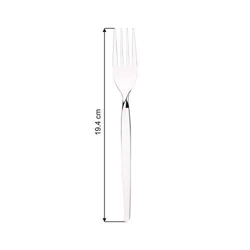 Image of Bergner Wave 6 Pcs Stainless Steel Table Fork Set