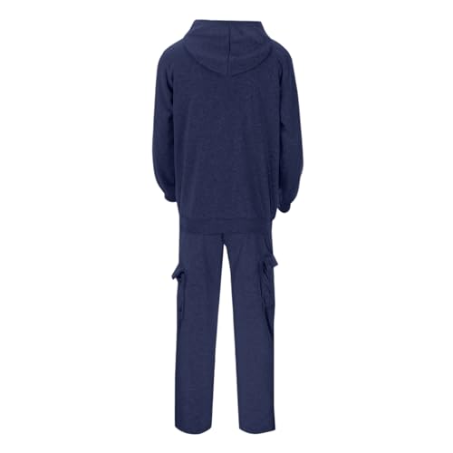 Elneeya Sweatsuits for Men Two Piece Outfit Lounge Comfort Gym Tracksuits - image 4