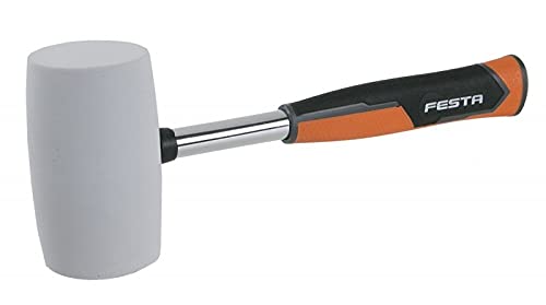 FESTA - 90mm 34cm White Rubber Hammer