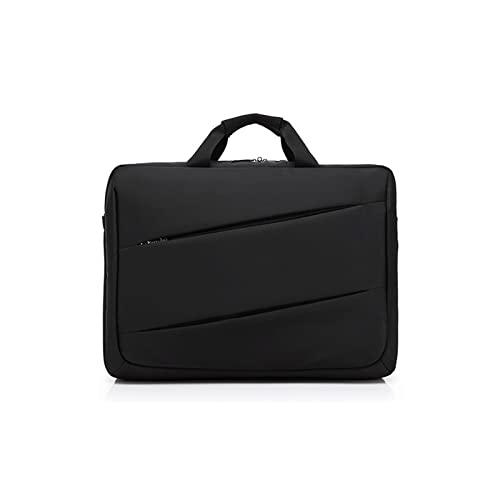 GBNYTT Bolsa para portátil de 17 pulgadas, impermeable, bolsa de hombro para hombre y mujer, maletín de negocios, negro, Talla única