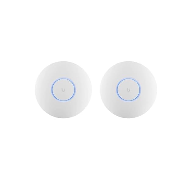 Ubiquiti UniFi U6+ WiFi 6 AX3000 Access Point Bundle 2 Pezzi – Dual Band 2.4GHz 5GHz, PoE, Router Wireless Professionale, Ripetitore WiFi, Sistema Mesh, Access Point da Soffitto/Parete