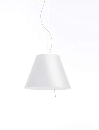 Designer: Rizzatto, Paolo Luceplan Lampada Sospensione Grande Costanza Dimmer Sensoriale Bianco Ø70 H 100-475 cm