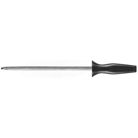 WOLF GOURMET 10" Honing Steel, Ergonomic for Comfort and Control, Forged High-Carbon Stainless Steel, 12.5 Degree Angle, Durable (WGCU190S) Cover