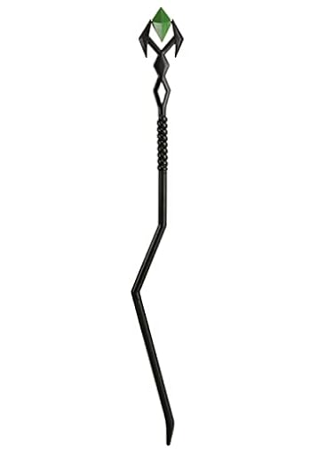 Báculo verde brujo místico, Negro, verde irlandés, Standard | Ya disponible en tu tienda friki favorita! En mundofriki.es! Báculo verde brujo místico, Negro, verde irlandés, Standard | Ya disponible en tu tienda friki favorita! En mundofriki.es!