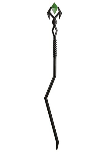 Báculo verde brujo místico, Negro, verde irlandés, Standard