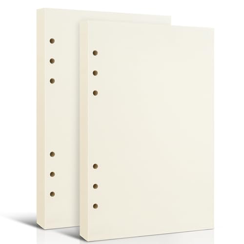 Papier rechargeable A5 pour classeurs à 6 anneaux et journal de voyage