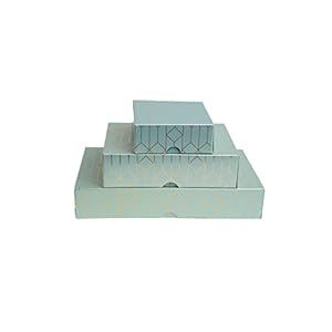 Pepermunt Abstract UV – Geschenkdozen voor snoep, taarten, koekjes, Mithai, Ladoo of een traktatiedoos (50)