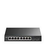 Cudy GS108ES2 8 Port Gigabit Light-Managed Switch with 2 SFP, Web Managed, SNMP, VLAN, QoS, IGMP Snooping, Desktop/Wall Mount