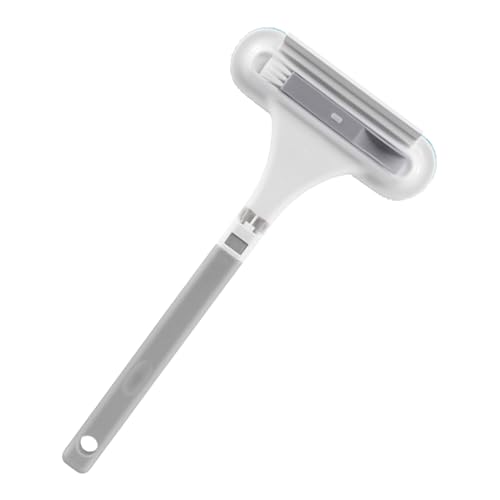 Removedor de pelo de perro 4 en 1, silicona ABS de 16.93 pulgadas, cepillo de aseo de mascotas, multi, limpiador de pelusas para muebles, sofá, alfombra, ropa, alfombrillas de coche, herramienta de