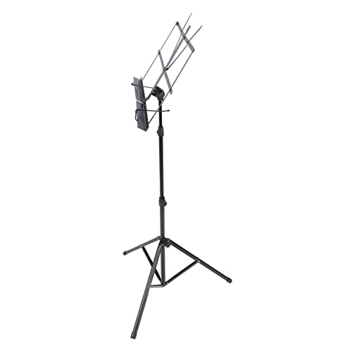 CVUTOVO 折りたたみ式音楽譜面台 高さ調節可能 便利な読書スタンド 多機能でコンパクト スペースを取らず持ち運びやすい