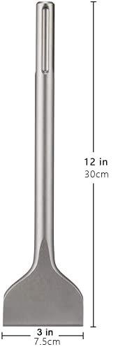 Firecore FS18626 3-in Wide SDS Max Scaling Chisel, Compatible with SDS Max Hammers (3" X 12")