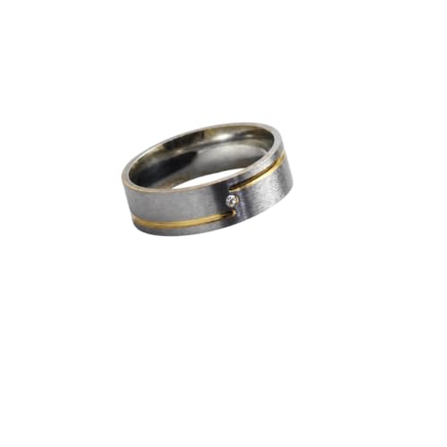 Image of SALTY ALPHA Hand Finger Ring for Men & Boys | Stainless Steel | Stylish & Minimal | Birthday Gift | Aesthetic Jewellery | Accessories for Everyday Wear | Gift for Diwali, Christmas, Marriage, Birthday