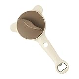 Abrelatas – Palanca de 9,45 pulgadas | Acero ABS – Abrelatas de mano fácil de girar con agarre antideslizante, removedor de tapa de mango largo para el hogar, cocina, camping, viajes, restaurante, uso