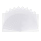 GRANDE POCHETTE - La pochette plastique vous permet d'insérer et de retirer facilement des pages entières sans les plier ni les endommager, ce qui est convient pour archiver des projets terminés