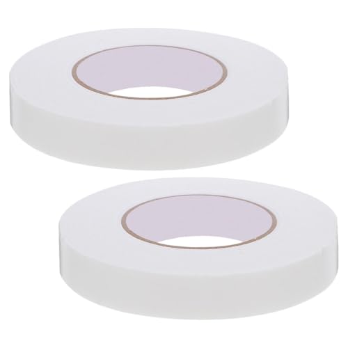 Garneck 2 Rolls Double Sided Foam Tape Soft Sponge Adhesive Strip for Crafts Arts DIY Decoration Clean Removal Shock Protection Easy Cut and Trim for Home Office Industrial Use