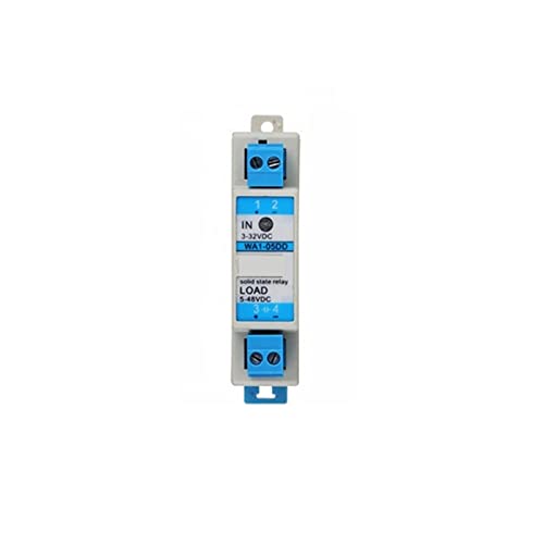 Relais à semi-conducteurs statique SSR 5A DC24V à commande unique avec dissipateur de chaleur