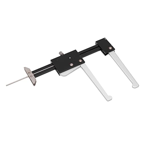 HUIOP - HUIOP Étrier de Mesure de la Profondeur du Disque de Frein, Haute Précision avec Mâchoire Flottante, Calibre Métrique en Alliage D'aluminium pour la Profondeur de la Bande de