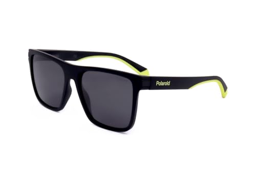 Colour: PGC/M9 MTBK YELLOW POLAROID PLD 2128/S Occhiali da sole da uomo Nero e Giallo Opaco