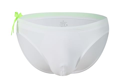 Men's Triangular Double-Layer Quick-Drying Nylon ice Filament Professional Swimming Trunks - Main Image