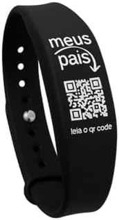 Pulseira de Identificação Infantil Meus Pais - QR Code Universal ...