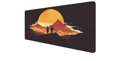 Tapis de souris XXL homme tapis souris gaming imperméable pour PC gamer