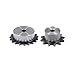 Carbon Steel Motor spur Gear 1Pcs 04C Chain Drive Sprocket 15 Tooth Carbon Steel Gear Pitch 2.8mm Industrial Wheel for CNC Parts