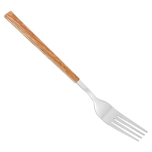 ZUNOXAZ Cubiertos Hogar Tenedor De Carne De Mango De Vajilla Exquisito Para Restaurante Occidental Cubiertos De Acero Inoxidable Duraderos Utensilio De Cocina Para Uso Diario