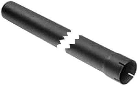 Replacement Exhaust Stack - 1-1/2" x 24" Straight Black fits Exhaust/Clamps/Rain Caps/Stack New