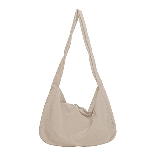 Sac à bandoulière coréen blanc pour les cours, le bureau et les sorties citadines