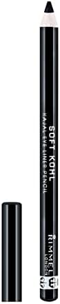 Rimmel Soft Kohl Kajal Professional Eyeliner Pencil, Sable Brown, 1.2g