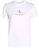 Calvin Klein Women’s Short Sleeve Shadow Graphic Regular Fit T-Shirt, White (Brilliant White), XXS #4