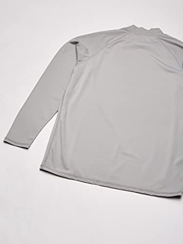 Kanu Surf Men's Long Sleeve Platinum Upf 50+ Rashguard, Grey, Large #TOP3