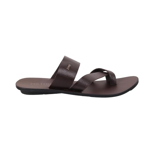 Image of Metro Men Synthetic Leather Chappal